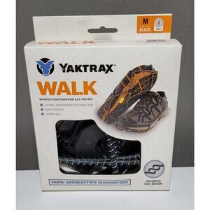 YakTrax Walk Winter Traction Coils For Snow & Ice Medium, Mens/womens